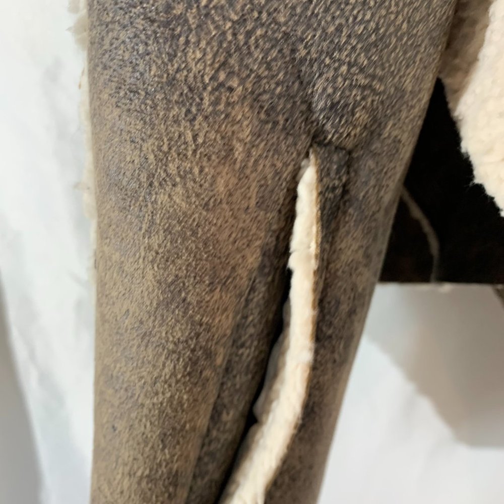 JACK by BB Dakota Faux Shearling Vest Wrap Cardigan - Picture 3 of 9